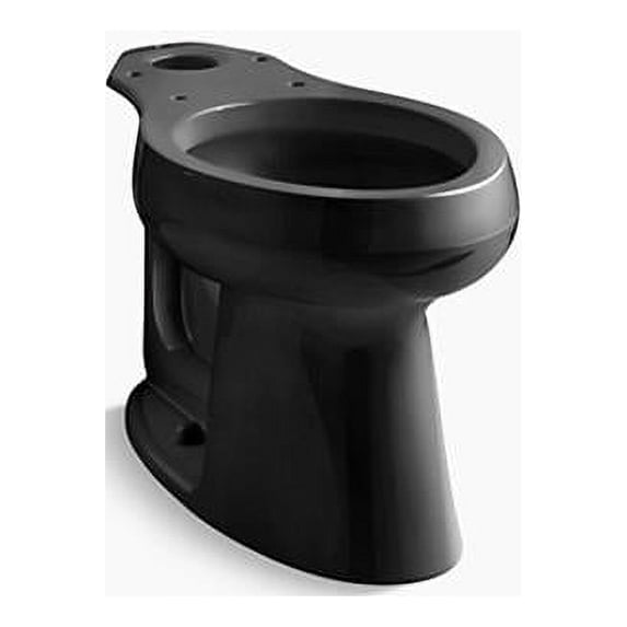 Kohler K-5297-7 Highline Comfort Elongated Chair Height Toilet Bowl - Black