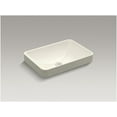 thumbnail image 1 of Kohler K-5373 Vox 22-5/8" Rectangular Vitreous China Vessel Or Drop In Bathroom Sink - Off, 1 of 4