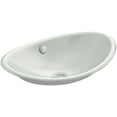 thumbnail image 1 of Kohler 5403-W-FF 20.75 in. Oval Vessel Bathroom Sink - Sea Salt, 1 of 8