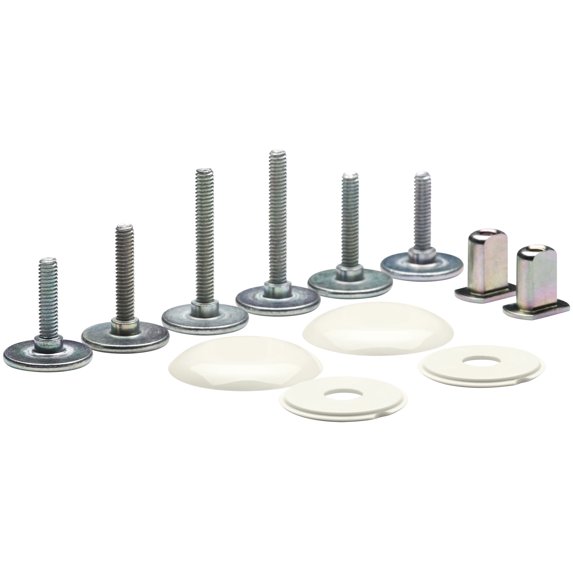 Kohler K-5420 Clean Caps Low-Profile Caps For Toilet Bolts - Off White