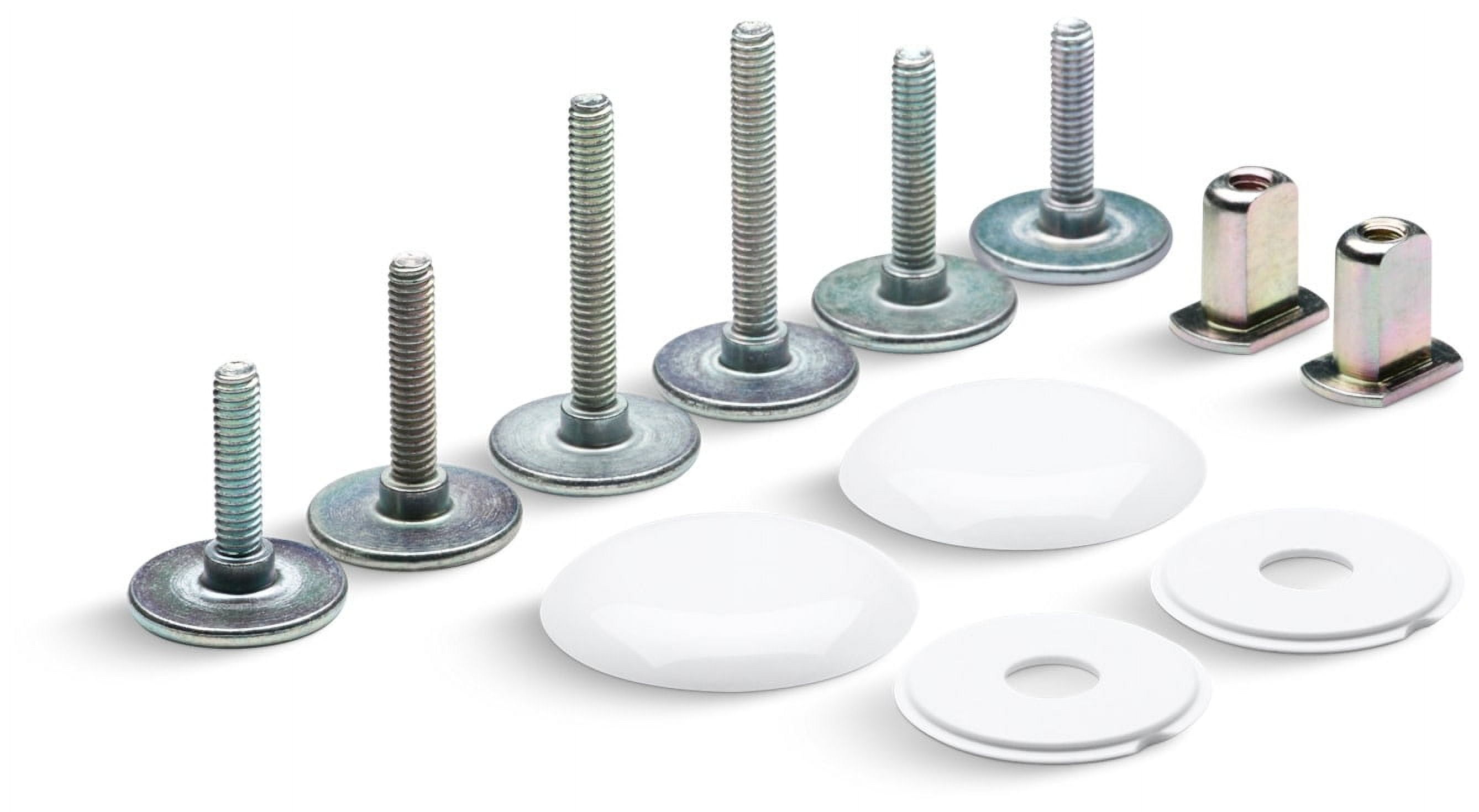 Kohler K5420 Clean Caps LowProfile Caps For Toilet Bolts White
