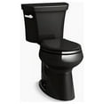 thumbnail image 1 of Kohler K-5481-7 1.28 GPF Highline Comfort Height Round-Front Toilet with Class Five Flush Technology & Left-Hand Trip Lever, Black & Black - 2 Piece, 1 of 5
