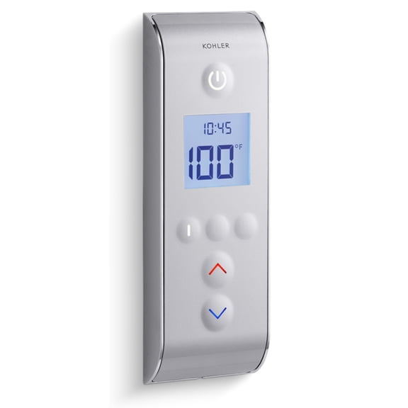 KOHLER K-558-E-1CP DTV Prompt Three-Outlet Digital Interface with ECO-Mode Diverter, Satin Chrome with Polished Chrome