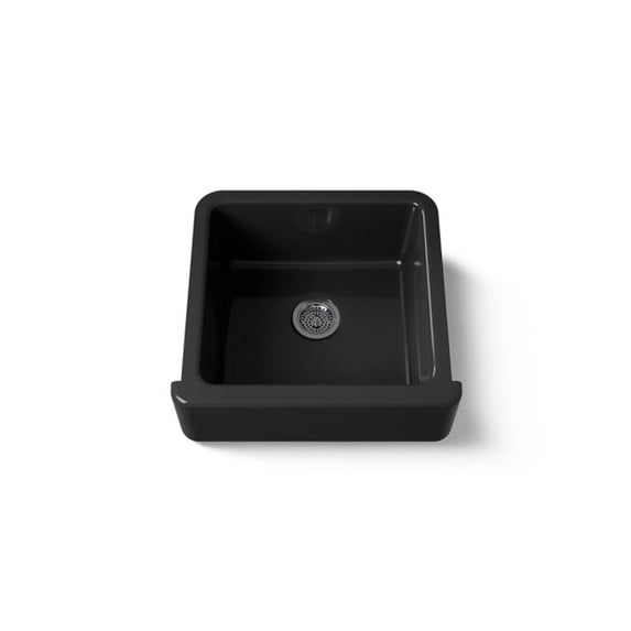Kohler 5665-7 23.5 in. Undermount Single Bowl Farmhouse Kitchen Sink - Black