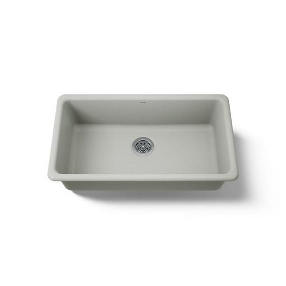 Kohler 5707-FF 33 in. Top Undermount Single Bowl Kitchen Sink - Sea Salt