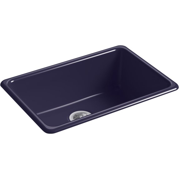 Kohler K-5708 Iron/Tones 27" Undermount Or Drop In Single Basin Cast Iron Kitchen Sink -
