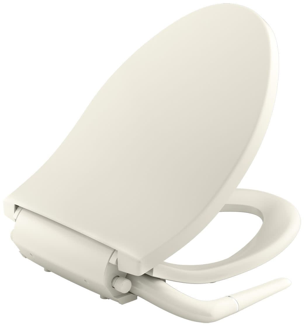 Kohler K5724 Puretide Elongated Bidet Toilet Seat Off White