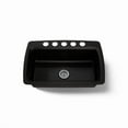 thumbnail image 1 of Kohler 5864-5U-7 33 in. Undermount Single Bowl Kitchen Sink - Black, 1 of 7