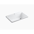 thumbnail image 1 of Kohler K-5871-1A2 Riverby 33" Single Basin Top-Mount Enameled Cast-Iron Kitchen Sink -, 1 of 7