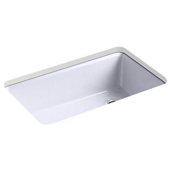 Kohler K-5871-5UA3-GRL 33 x 22 x 9.625 in. Riverby Undermount Single-Bowl Workstation Kitchen Sink with Accessories - Lavender Grey