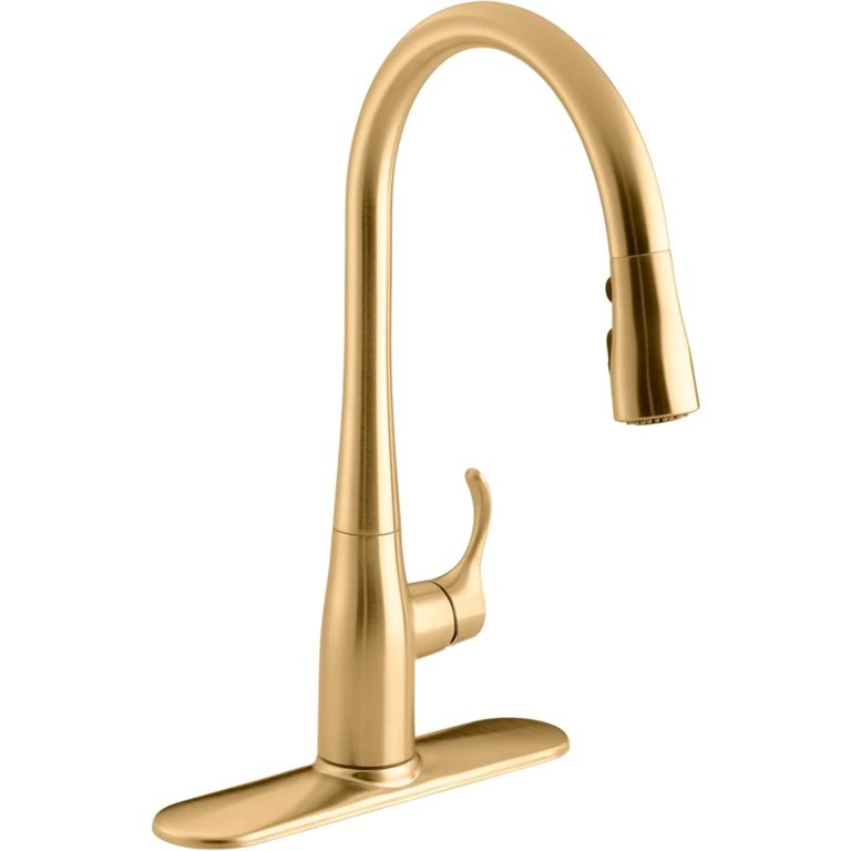 Kohler K-596 Simplice 1.5 GPM Single Hole Pull Down Kitchen Faucet  display picture 1