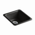 thumbnail image 1 of Kohler 6584-7 17 in. Top Undermount Single Bowl Bar Sink - Black, 1 of 2