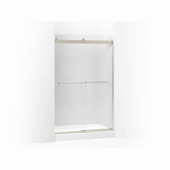Kohler 706014-D3-MX 74 x 47.62 in. Levity Sliding Shower Door with 0.25 in. Thick Frosted Glass - Matte Nickel