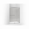 thumbnail image 1 of Kohler 707106-L-SHP 76 x 47.62 in. Revel Sliding Shower Door with 0.31 in. Thick Crystal Clear Glass - Bright Polished Silver, 1 of 7