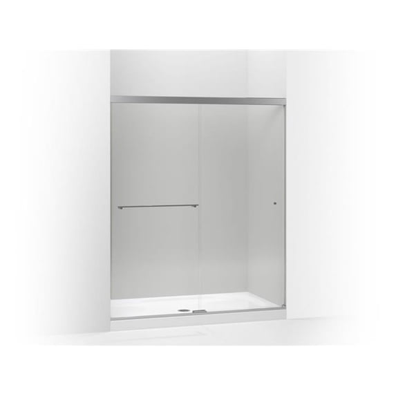 Kohler 707206-L-SHP 76 in. Revel Sliding Shower Door with 0.31 in. Thick Glass - Bright Polished Silver