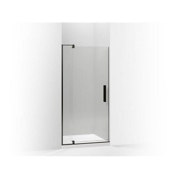 Kohler 707531-L-ABZ 70 x 40 in. Revel Pivot Shower Door with 0.31 in. Thick Crystal Clear Glass - Anodized Dark Bronze