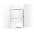 thumbnail image 1 of Kohler 707607-6D3-SH 70.5 x 53.62 in. Elate Sliding Shower Door with 0.25 in. Thick Frosted Glass - Bright Silver, 1 of 7