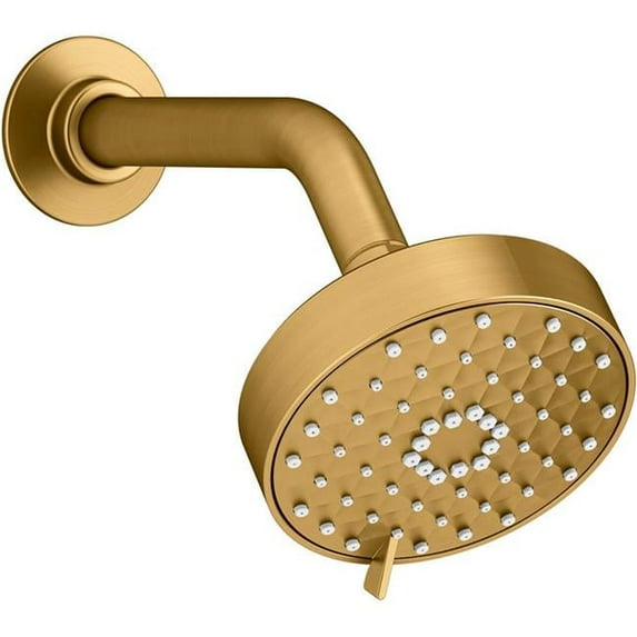 Kohler K-72419-G Awaken 1.75 GPM Multi Function Shower Head - Vibrant Brushed Moderne