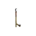 thumbnail image 1 of Kohler K-7259-G Clearflo Brass Toe Tap Bath Drain, Brushed Chrome, 1 of 3