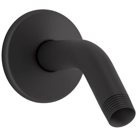 Kohler 7395-BL 5.375 in. Shower Arm & Flange - Matte Black