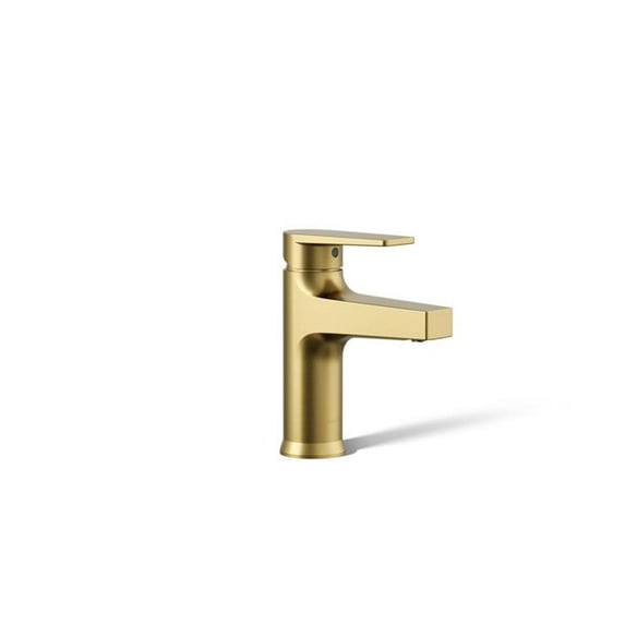 Kohler 74013-4-2MB Single Handle Bathroom Sink Faucet, 1.2 GPM - Vibrant Brushed Moderne Brass