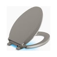 thumbnail image 1 of Kohler K-75796-K4 Cachet Nightlight Q3 Quick-Close Elongated Toilet Seat - Cashmere, 1 of 7