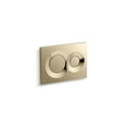 thumbnail image 1 of Kohler 75890-AF Lynk Flush Actuator Plate for 2 x 4 in. In-Wall Tank & Carrier System - Vibrant French Gold, 1 of 5