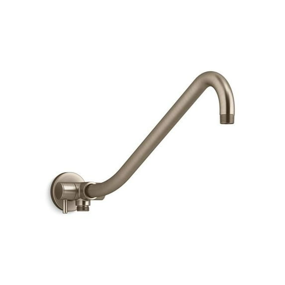 Kohler 76336-BV Rain Head Arm with 3-Way Diverter - Vibrant Brushed Bronze