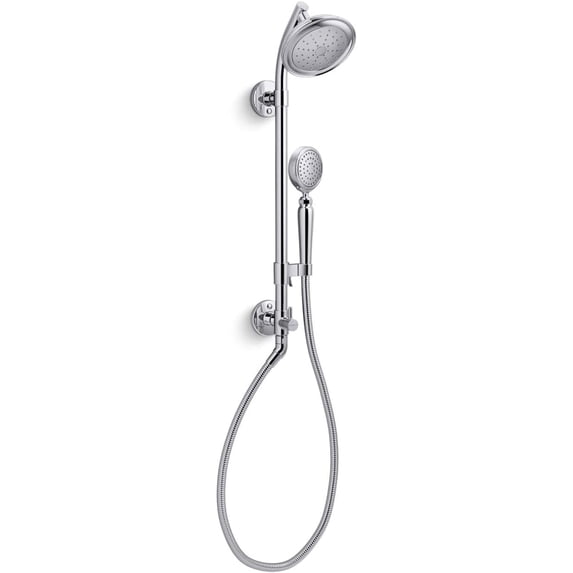 Kohler K-76472-G Hydrorail-S 1.75 GPM Single Function Shower Head - Chrome