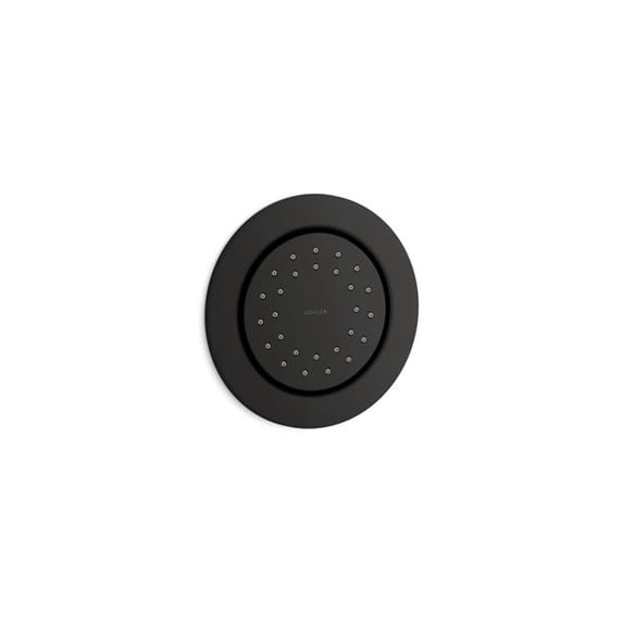 Kohler 77119-BL Round 27 Nozzle Single Function Body Spray, 1.0 GPM - Matte Black