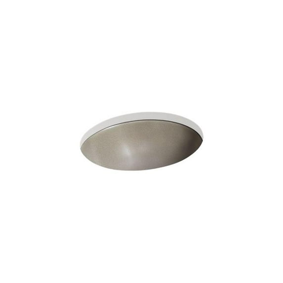 Kohler 77635-SSP 19.25 in. Oval Undermount Bathroom Sink No Overflow - Oyster Pearl
