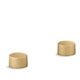 thumbnail image 1 of Kohler K-77974-8 Components Knob Handles For Bathroom Faucet - Vibrant Brushed Moderne, 1 of 2