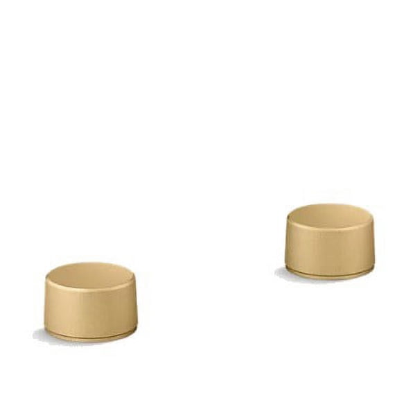 Kohler K-77974-8 Components Knob Handles For Bathroom Faucet - Vibrant Brushed Moderne