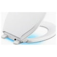 thumbnail image 1 of Kohler K-78059-0 Rutledge Nightlight Quiet-Close Round-Front Toilet Seat - White, 1 of 4