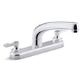 thumbnail image 1 of Kohler 810T20-4AFA-CP 1.8 GPM Kitchen Sink Faucet with 8.2 in. Swing Aerated Spout Flow & Lever Handles - Polished Chrome, 1 of 1