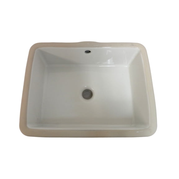 Kohler K-8189-0 Verticyl Rectangular Undermount Bathroom Sink White