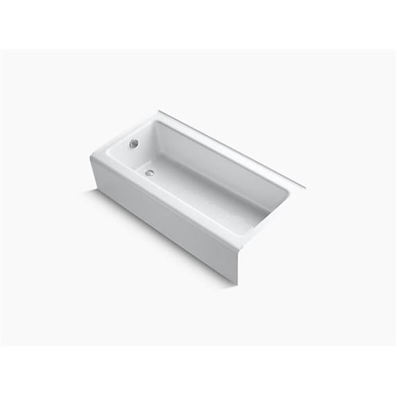 Kohler K-837 Bellwether 60" Alcove Soaking Tub - White