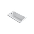 thumbnail image 1 of Kohler 852-GH0-0 60 x 32 in. Tea-for-Two Drop-In Heated Bubblemassage Air Bath - White, 1 of 7