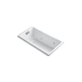 thumbnail image 1 of Kohler 852-JHE-0 60 x 32 in. Tea-for-Two Drop-In Undermount Whirlpool Bath - White, 1 of 6