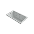 thumbnail image 1 of Kohler 856-AH-95 66 x 36 in. Tea-for-Two Drop-In Effervescence Whirlpool Bath - Ice Gray, 1 of 5