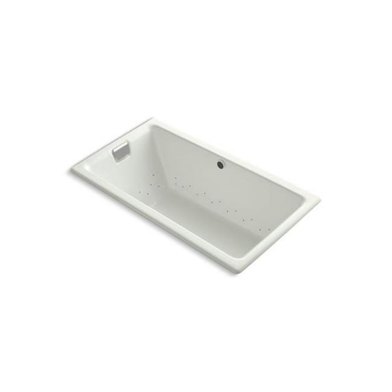Kohler 856-GHBN-0 66 x 36 in. Tea-for-Two Drop-In Heated Bubblemassage Air Bath - White