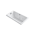 thumbnail image 1 of Kohler 856-JHE-0 66 x 36 in. Tea-for-Two Drop-In Undermount Whirlpool Bath - White, 1 of 6