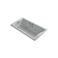 thumbnail image 1 of Kohler 856-M-95 66 x 36 in. Tea-for-Two Drop-In Whirlpool Bath - Ice Gray, 1 of 4