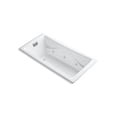 thumbnail image 1 of Kohler 865-JHM-0 71.75 x 36 in. Tea-for-Two Drop-In Undermount Whirlpool Bath - White, 1 of 6