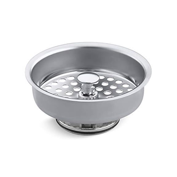 Kohler K-8803-CP Duostrainer Sink Strainer Basket - Polished Chrome