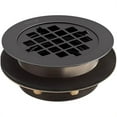 thumbnail image 1 of Kohler K-9132-BL Round Shower Drain for Use with Plastic Pipe Gasket Included, Matte Black, 1 of 2
