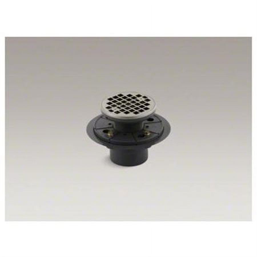 Kohler K-9135-BN Scarico Doccia A Filo Piastrelle – Rotondo, Nichel Spazzolato – Design Tile-In