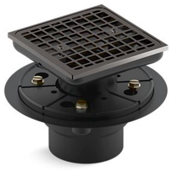 Kohler K-9136 Clearflo Square Design Tile-In Shower Drain - Beige