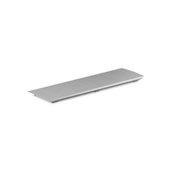 Kohler 9159-NX Bellwether Aluminum Drain Cover for 60 x 34 in. Shower Base - Crystal Clear Glass with Brushed Nickel Frame