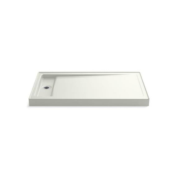 Kohler 9193-NY 60 x 34 in. Bellwether Alcove Shower Left Base Offset Drain - Dune